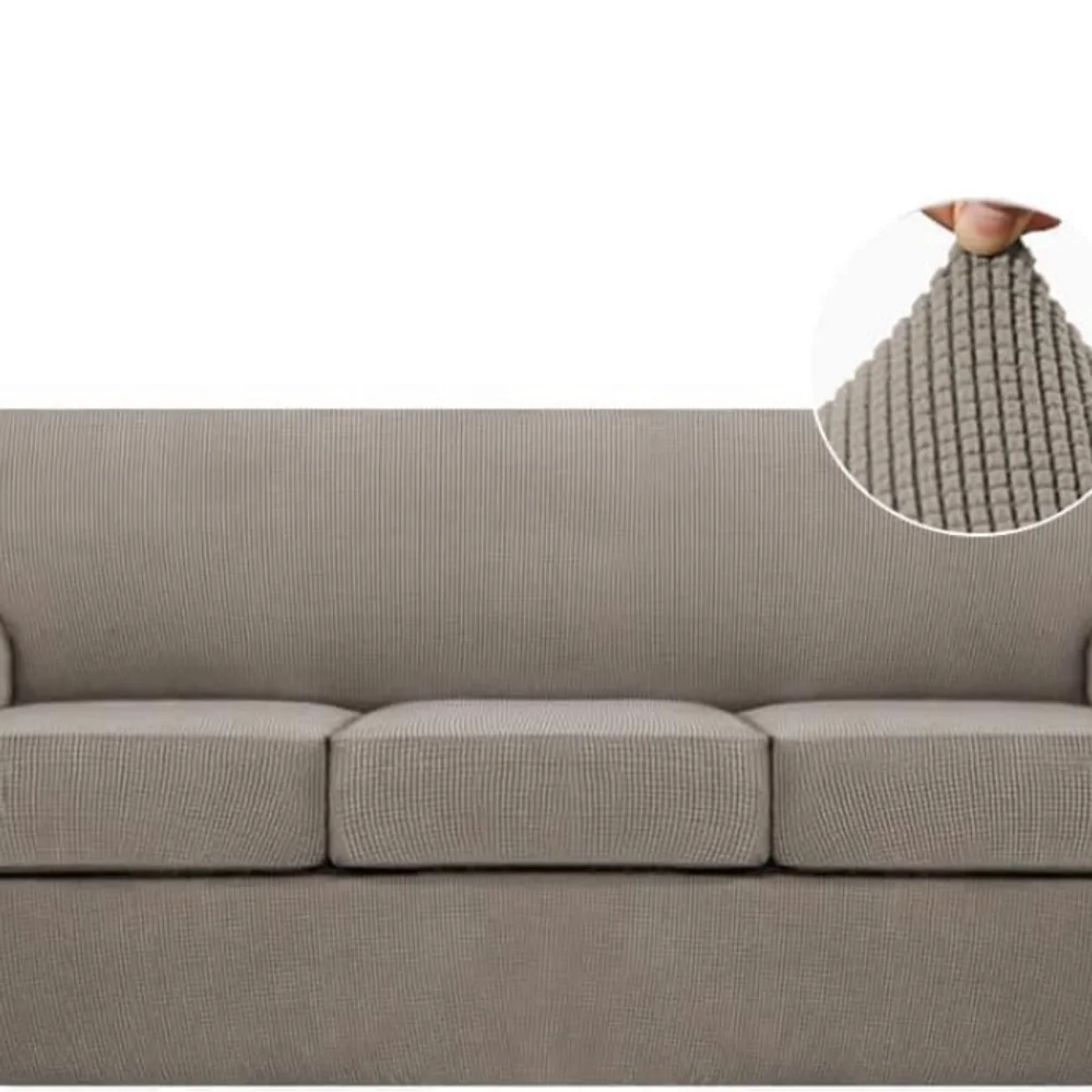 Taupe Sofa Cushion Cover